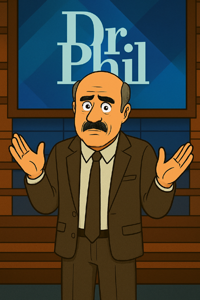 Dr. Phil thoughtful