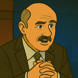 Dr. Phil leaning in
