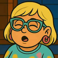 Narcy dozing off mid-defense