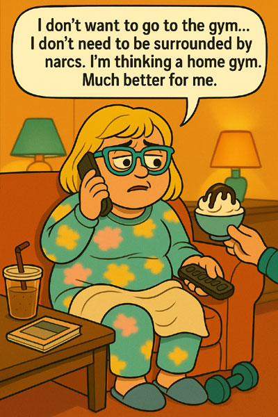 Narcy wants a home gym