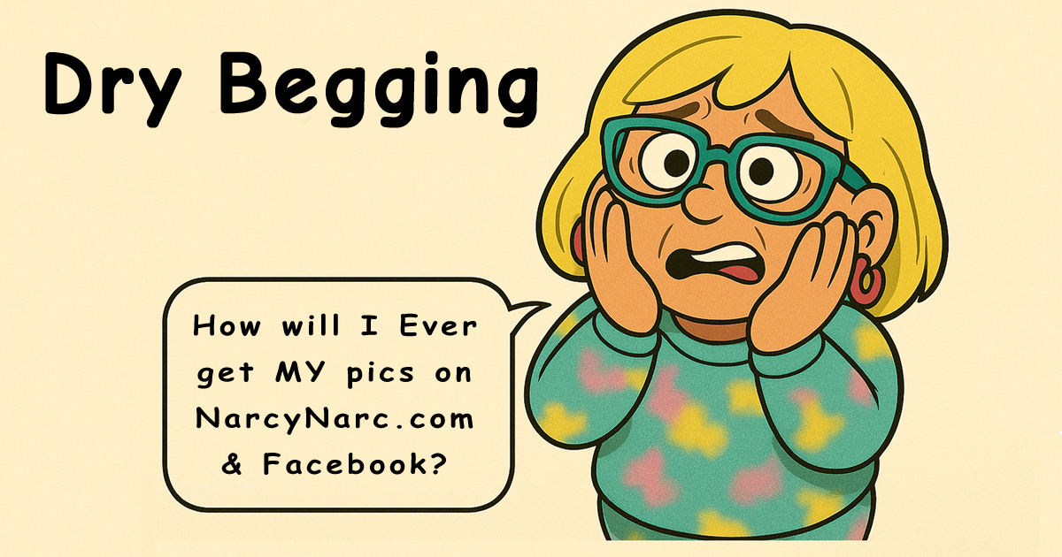 Narcy worried and needing help with the site but only hints shge needs help, she does not ask.