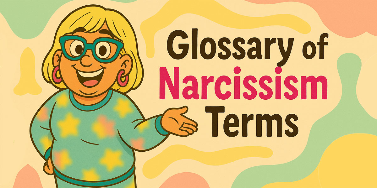 Narcy being vague about the glossary terms