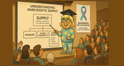 Narcy lectures about enablers, flying monkeys, and supply