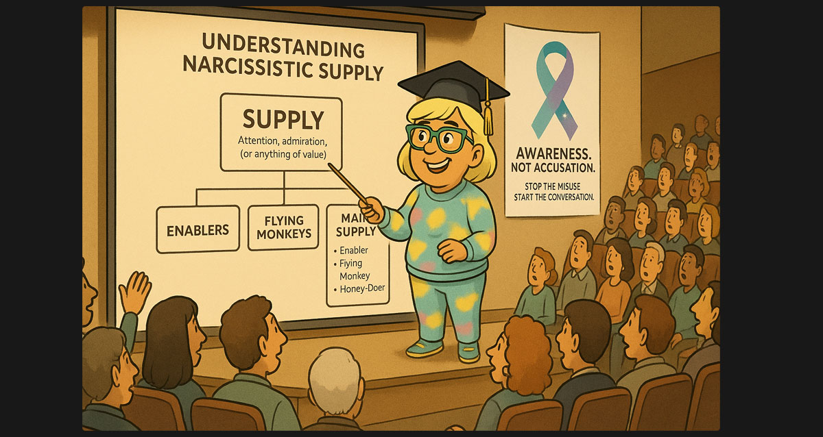 Narcy offers an entire lecture on the narcisstic supply process