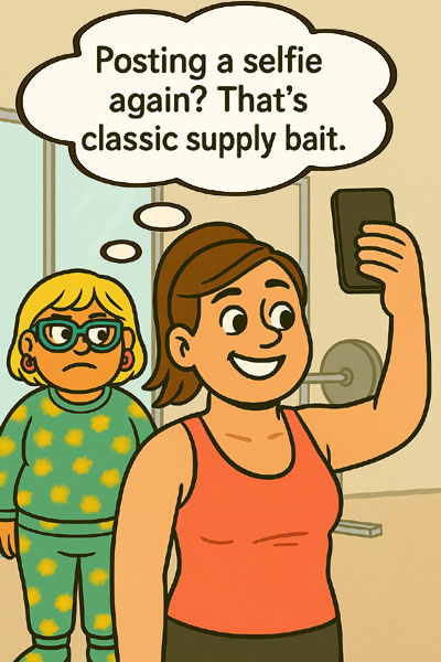 Narcy seeing supply bait